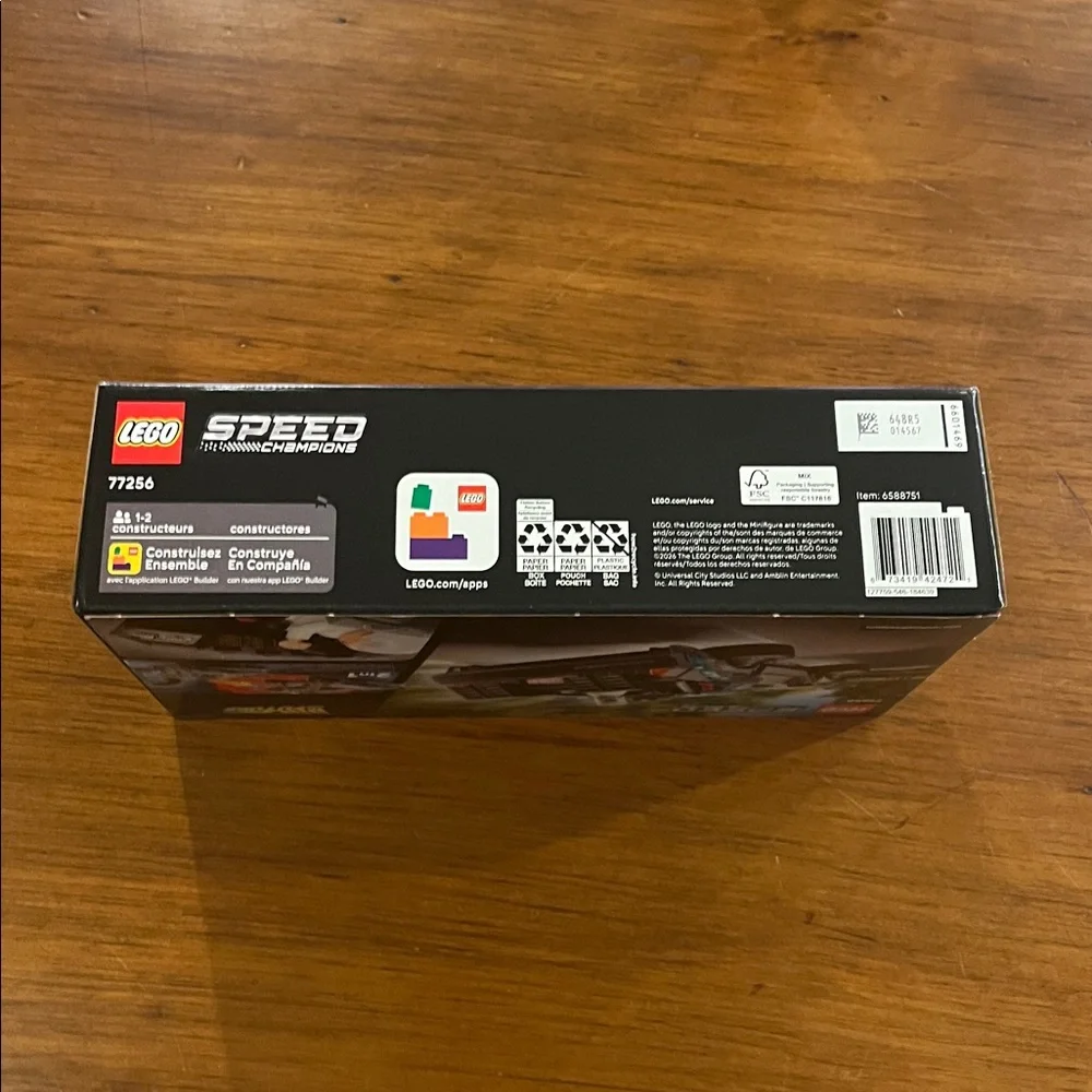 Lego 77256 Back To The Future Delorean Speed Champions new in box with Doc Marty